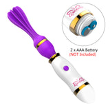 AV Stick Masturbator for Woman Tongue Licking Vibrator G-Point Stimulator 360 Degree Rotation 12 Speed