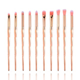 10Pcs Professional Makeup Brushes Set Eye Shadow Eyeliner Eye Lip Brush High Quality Makeup Cpsmetic Tool Kit