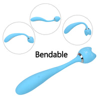 Bendable Vibrator 10 Mode Magic Wand Massager Masturbation for Women Clitoris Stimulation