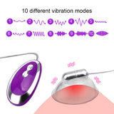 Tongue Lick Nipple Suction Cups Vibrator Breast Enlarge Massager Nipple Sucker for Woman Electric Breast Pump