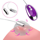 Tongue Lick Nipple Suction Cups Vibrator Breast Enlarge Massager Nipple Sucker for Woman Electric Breast Pump