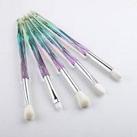 5Pcs Eye Brush Mini Diamond Makeup Brush Set Eye Shadow Lip Eyebrow Brushes High Quality Professional Lip Eyeliner Tools