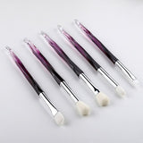 5Pcs Eye Brush Mini Diamond Makeup Brush Set Eye Shadow Lip Eyebrow Brushes High Quality Professional Lip Eyeliner Tools