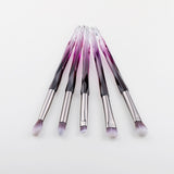 5Pcs Eye Brush Mini Diamond Makeup Brush Set Eye Shadow Lip Eyebrow Brushes High Quality Professional Lip Eyeliner Tools