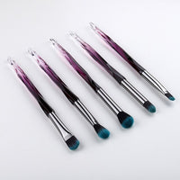 5Pcs Eye Brush Mini Diamond Makeup Brush Set Eye Shadow Lip Eyebrow Brushes High Quality Professional Lip Eyeliner Tools