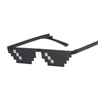 Glasses 8 Bit MLG Pixelated Sunglasses Women Thug Life Party Eyeglasses Ladies Female Eyewear