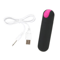 10 Speed Mini Bullet Vibrator Powerful Finger Design Strong Vibration G-spot Massager for Women USB Rechargeable