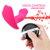 Heating Vibrator Vaginal Massage Wearable Dildo Clitoris Stimulator 10 Mode Remote and Voice Control for Woman