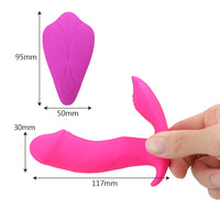 Heating Vibrator Vaginal Massage Wearable Dildo Clitoris Stimulator 10 Mode Remote and Voice Control for Woman