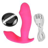 Heating Vibrator Vaginal Massage Wearable Dildo Clitoris Stimulator 10 Mode Remote and Voice Control for Woman