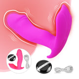 Heating Vibrator Vaginal Massage Wearable Dildo Clitoris Stimulator 10 Mode Remote and Voice Control for Woman