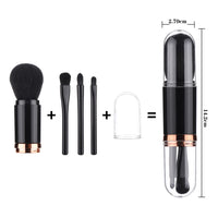 Travel Portable Makeup Brushes Set Mini Eye Brush Powder Blush Brushes Tools Kit