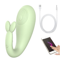 8 Frequency Silicone Vibrator Wireless Remote control APP Bluetooth Connect Monster Pub Vibrator for Women