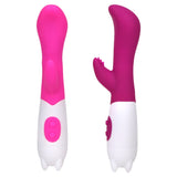 Dual Vibration Clitoris Stimulation Vibrator Masturbation Dildo for Women Vagina Massager