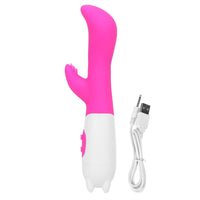 Dual Vibration Clitoris Stimulation Vibrator Masturbation Dildo for Women Vagina Massager