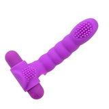 With 10 Powerful Vibration Masturbator for Women Finger Sleeve Vibrator Clitoris Stimulator Vaginal Massager