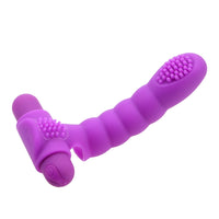 With 10 Powerful Vibration Masturbator for Women Finger Sleeve Vibrator Clitoris Stimulator Vaginal Massager