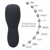 Penis Vibrator Penis Delay Trainer Glans Stimulator Massager for Men Male Masturbator Delay Ejaculation 10 Modes