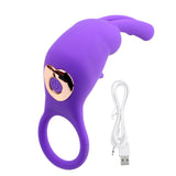 OLO 10 Speeds Clitoris Stimulation Massager Couple Male Delay Ejaculation Penis Ring Vibrating Cock Rings Sex Toy for Men