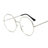 Round Classic Clear Glasses Gold Frame Vintage Glasses Women Men Optical Eyeglasses Transparent Clear Oculos