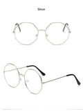 Round Classic Clear Glasses Gold Frame Vintage Glasses Women Men Optical Eyeglasses Transparent Clear Oculos