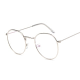 Fashion Vintage Clear Lens Pink Glasses Women Nerd Eyewear Retro Metal Frame Eyeglasses Black Small Round Circle Eye Glasses