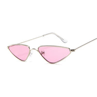 Pink Women Cat Eye Sunglasses Summer Small Frame Black Red Cateye Sun Glasses