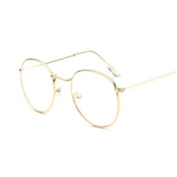 Women Glasses Frame Eyeglasses Frame Round Clear Lens Transparent Sun Glasses Frame