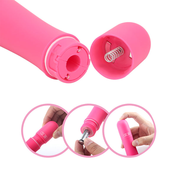 Dildo Small Size Vibrator Vagina Clitoris Massager G Spot Magic Wand 5 Speed for Women AV Stick Clit Stimulator