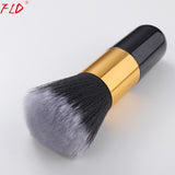 Maquillaje Professional Foundation Powder Face Blush Brush Tools Kits Wood Handle Kabuki Brush Pedzle Do Makijazu