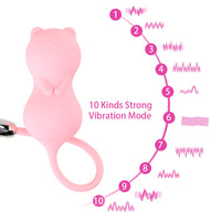 10 Speeds Electric Vaginal Balls Intimate Toys Cat Wireless Remote Control G-spot Vibrator Vibrating Egg Jumping