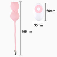 10 Speeds Electric Vaginal Balls Intimate Toys Cat Wireless Remote Control G-spot Vibrator Vibrating Egg Jumping