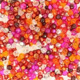 Pink Multicolor 4*6mm 50pcs  Rondelle Austria faceted Crystal Glass Beads Loose Spacer Round Beads for Jewelry Making