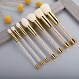 7pcs Professional Makeup Brushes Set Face Powder Foundation Eyebrow Eyelash Concealer Cosmetic Brochas De Maquillaje