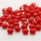 1mm,2mm,3*4mm,4*6mm,6*8mm,8*10mm,10*12mm Austria faceted Crystal Glass Beads Loose Spacer Round Beads for Jewelry Making