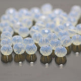 1mm,2mm,3*4mm,4*6mm,6*8mm,8*10mm,10*12mm Austria faceted Crystal Glass Beads Loose Spacer Round Beads for Jewelry Making