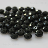 1mm,2mm,3*4mm,4*6mm,6*8mm,8*10mm,10*12mm Austria faceted Crystal Glass Beads Loose Spacer Round Beads for Jewelry Making