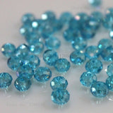 1mm,2mm,3*4mm,4*6mm,6*8mm,8*10mm,10*12mm Austria faceted Crystal Glass Beads Loose Spacer Round Beads for Jewelry Making