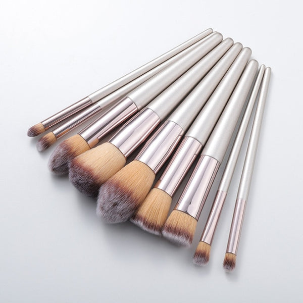 9/10 Pieces Kabuki Makeup Brushes Set For Foundation Powder Blush Eyeshadow Concealer Make Up Brush Cosmetics Beauty Tools