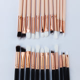 Wood Handle Women Makeup Brushes Kit Eyeliner Eyebrow Make Up Professional Brush Set