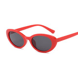 Oval Sunglasses Women 90s Ladies Cat Eye Sunglasses Small Frame Sun Glasses Female