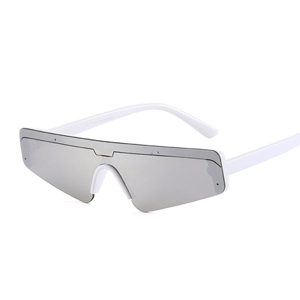 Shield Visor Sunglasses Women Men 2019 Oversized Windproof Glasses One Peice Big Frame Goggles Sun Glasses Female