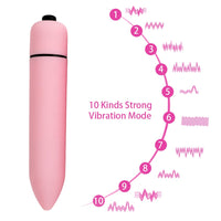 10 Speed Bullet Vibrator Dildo Vibrators AV Stick G-spot Clitoris Stimulator Mini for Women Maturbator