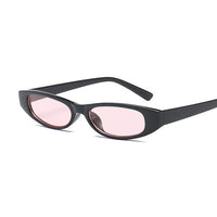 White Red Small Cat Eye Sunglasses Women Black Sun Glasses Female Ladies Cateyes Sunglass Glass