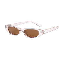 White Red Small Cat Eye Sunglasses Women Black Sun Glasses Female Ladies Cateyes Sunglass Glass