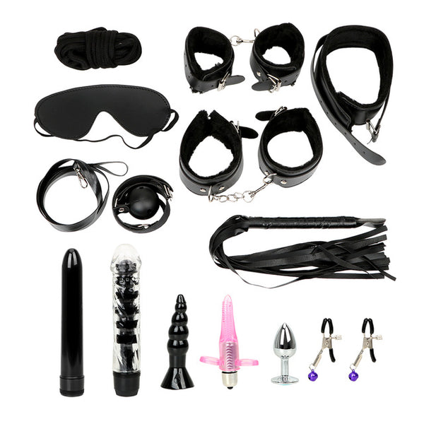 Bondage Vibrators Set Anal Plug Slave Restraint Flirt Handcuffs for Couples ToysAdult Games