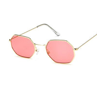 Square Sunglasses Women Rose Gold Sun Glasses Female Transparent Glasses Ladies