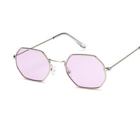 Square Sunglasses Women Rose Gold Sun Glasses Female Transparent Glasses Ladies