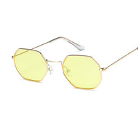 Square Sunglasses Women Rose Gold Sun Glasses Female Transparent Glasses Ladies