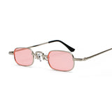 Small Square Steampunk Sunglasses Women Men Metal Frame Sun Glasses Female Gothic